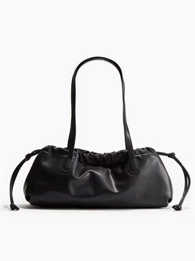 H&M Black Drawstring Shoulder Bag
